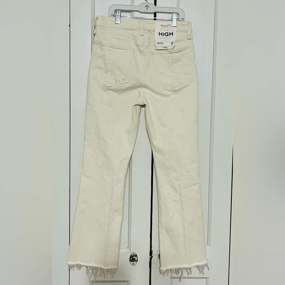 rag & bone Nina High-Rise Ankle Flare Jeans - Picture 6 of 8